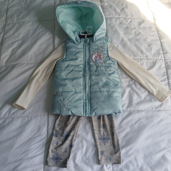 Disney Frozen Elsa 3 piece outfit set Size 3T - Picture 1 of 5